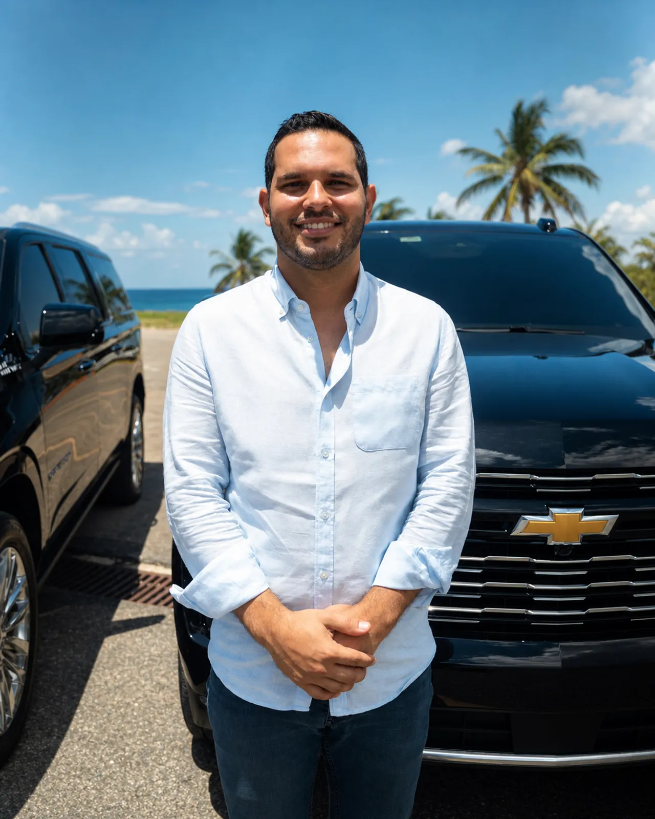 Translux owner with the company vehicle fleet