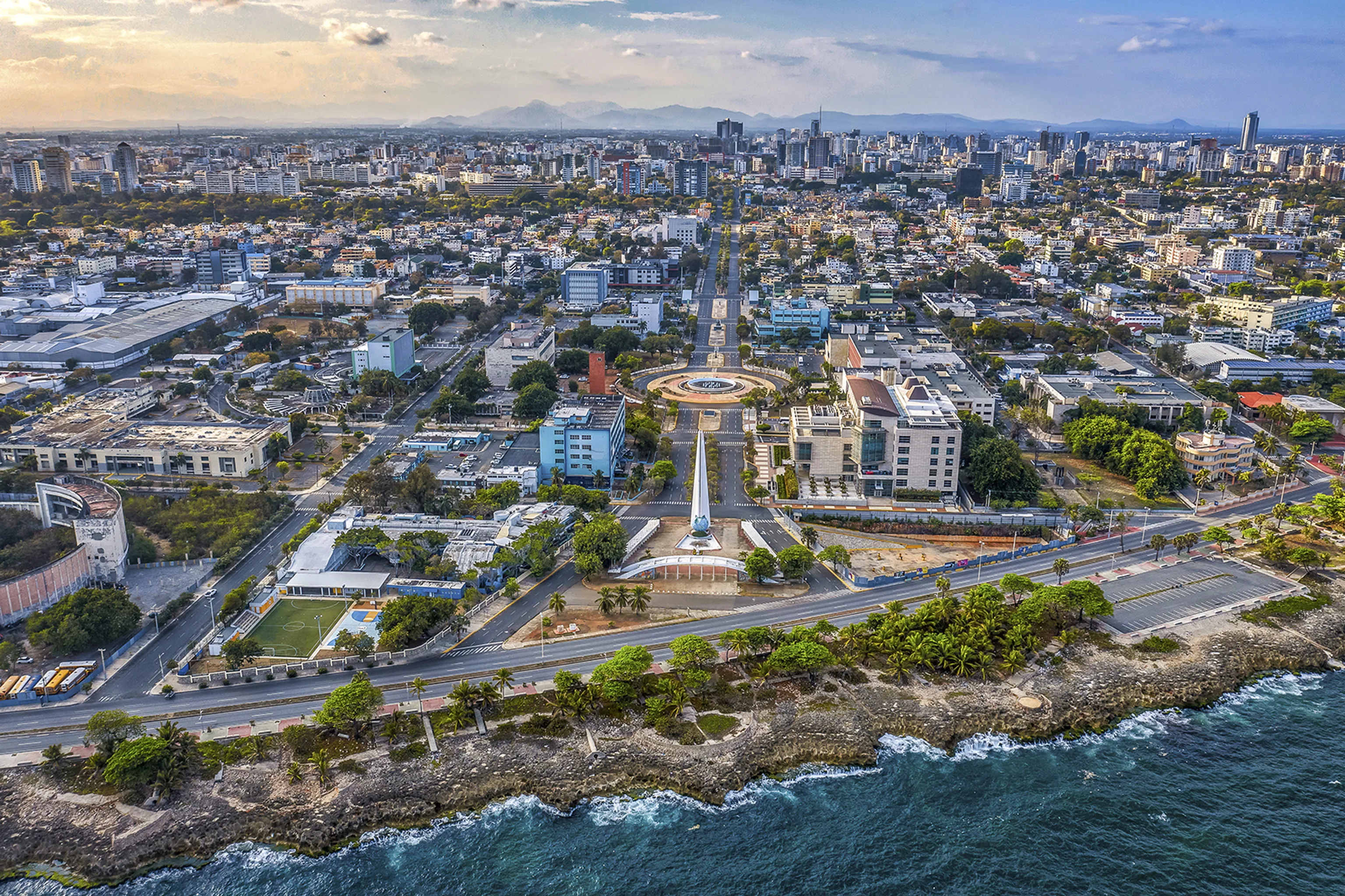 Santo Domingo skyline and waterfront